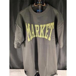 Market Arc Logo T-Shirt Men's Size XXL Charcoal Grey Streetwear New With Tags